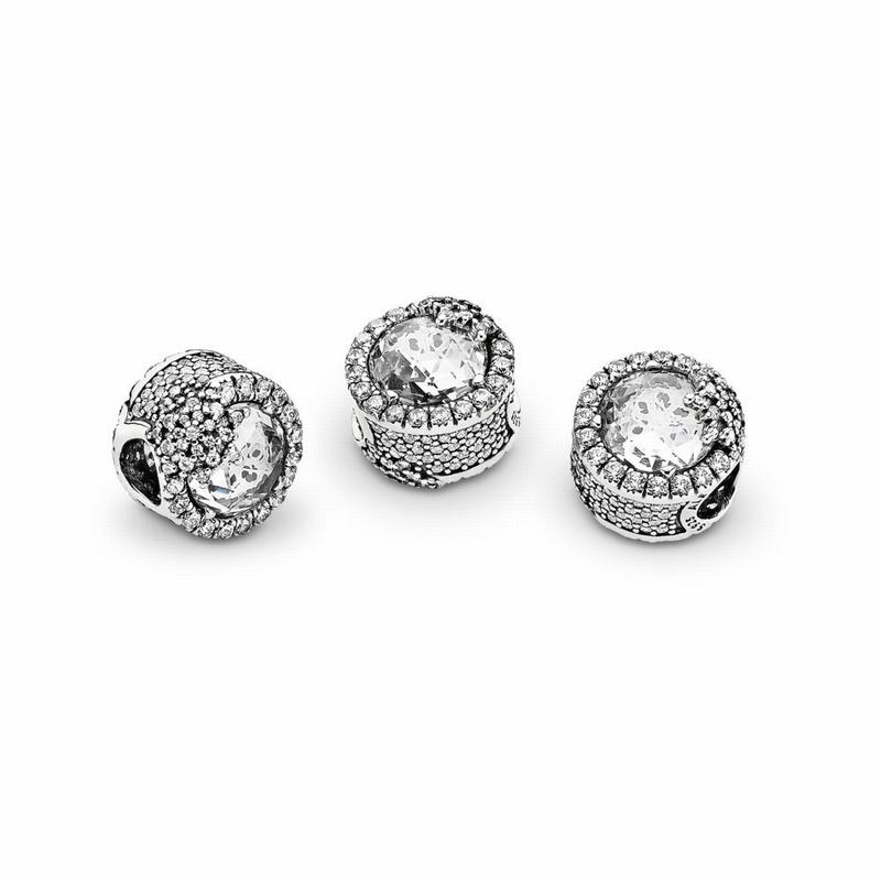 Pandora Dazzling Snowflake Charm - Sterling Silver/Cubic Zirconia - Canada | AE2131HM